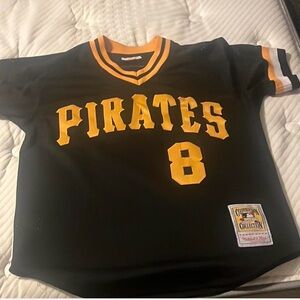 Mitchell & Ness Pirates Jersey - Black and Gold